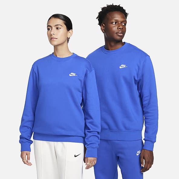 Blue nike sweatshirt discount